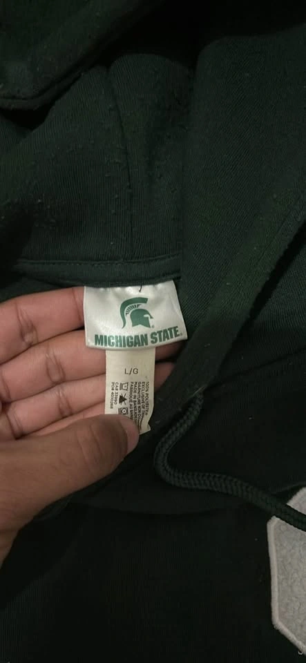 Green Michigan State Hoodie - photo 4