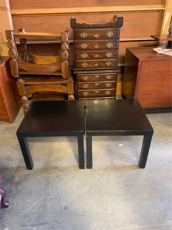 Black IKEA Tables - photo 4