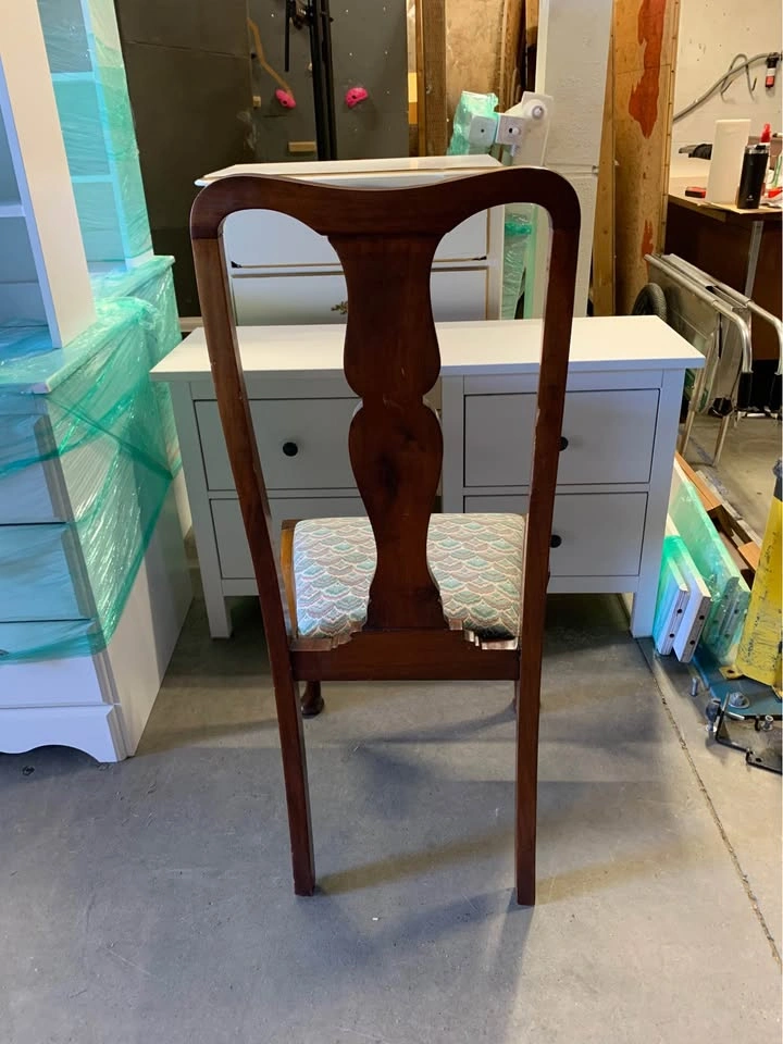Vintage Wooden Dining or Accent Chair w/ Cabriole Legs - photo 3