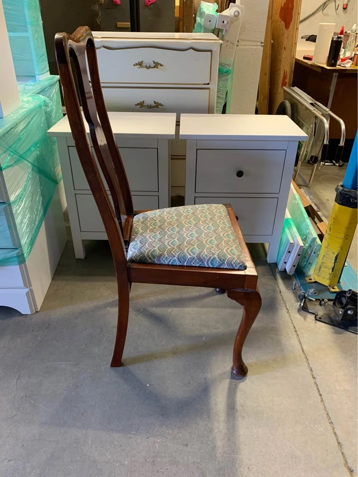 Vintage Wooden Dining or Accent Chair w/ Cabriole Legs - photo 4
