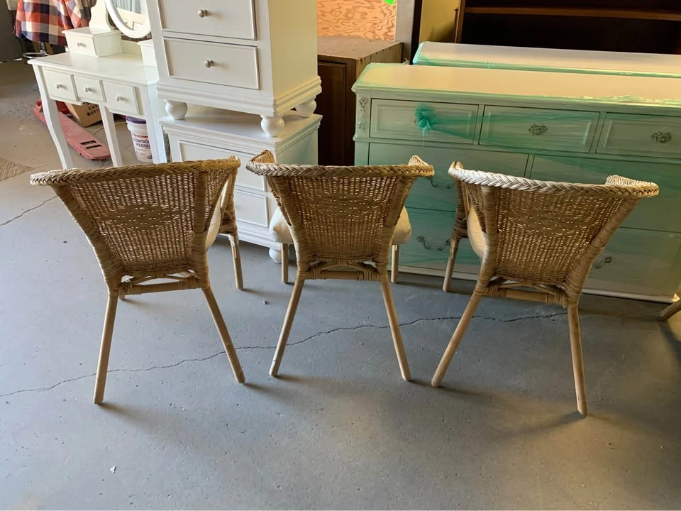 5pc Wicker Chair Outdoor Set w/ Ottoman - photo 5