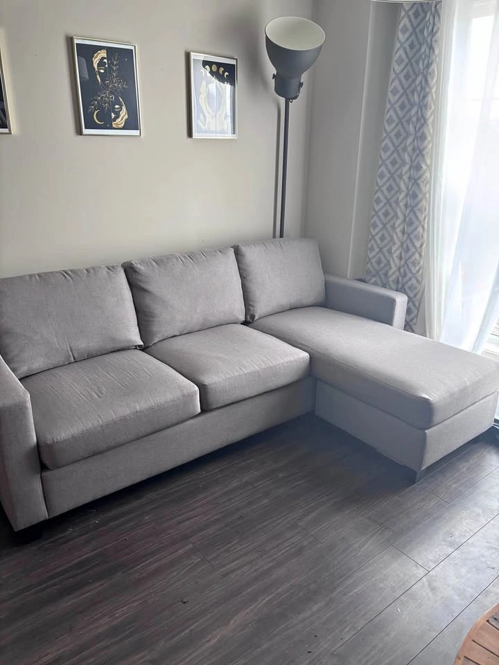 Grey sectional