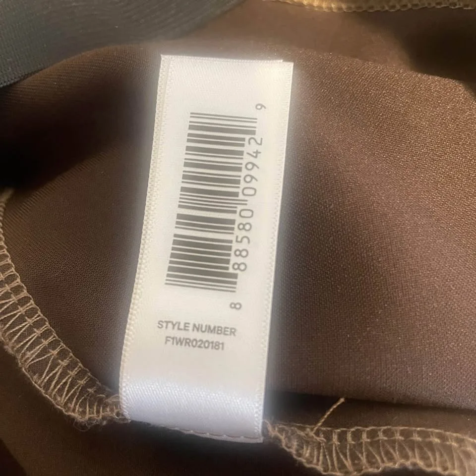 Joe Fresh Brown Faux Suede Legging Pants Size Medium image indicator(5)