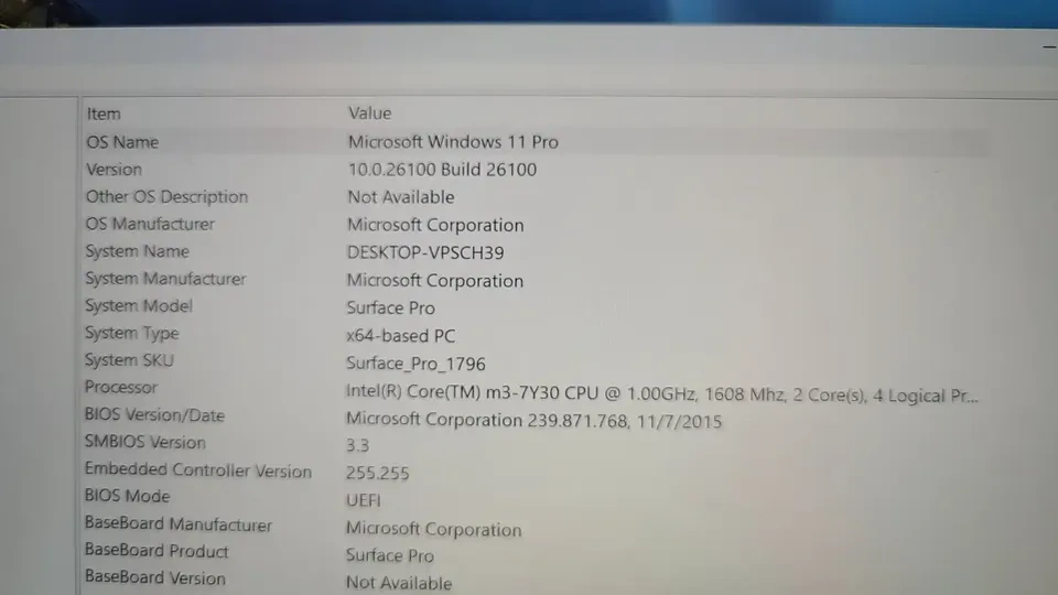 Microsoft Surface PRO 1796 - New Windows 11 latest version - photo 5