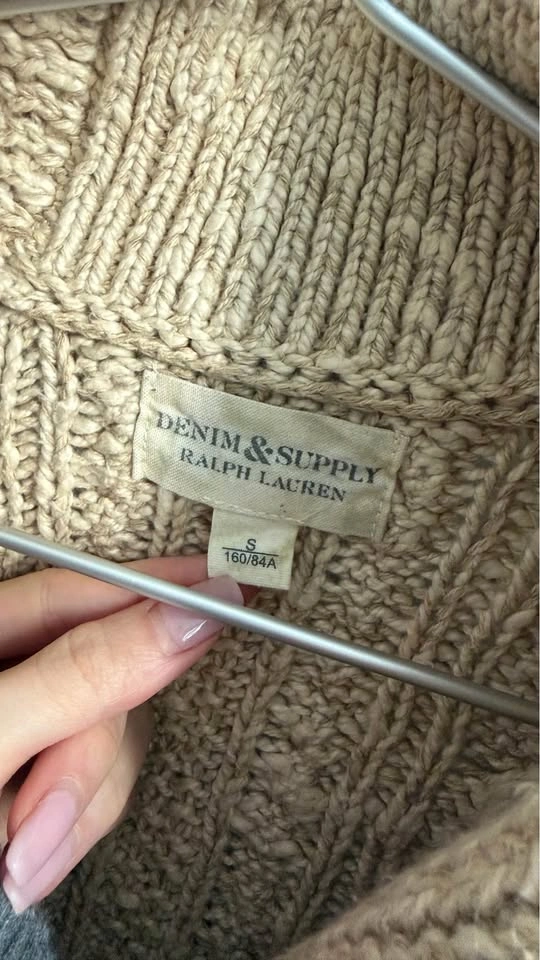 Ralph Lauren Sweater Outer Wear - Beige Size S - photo 3