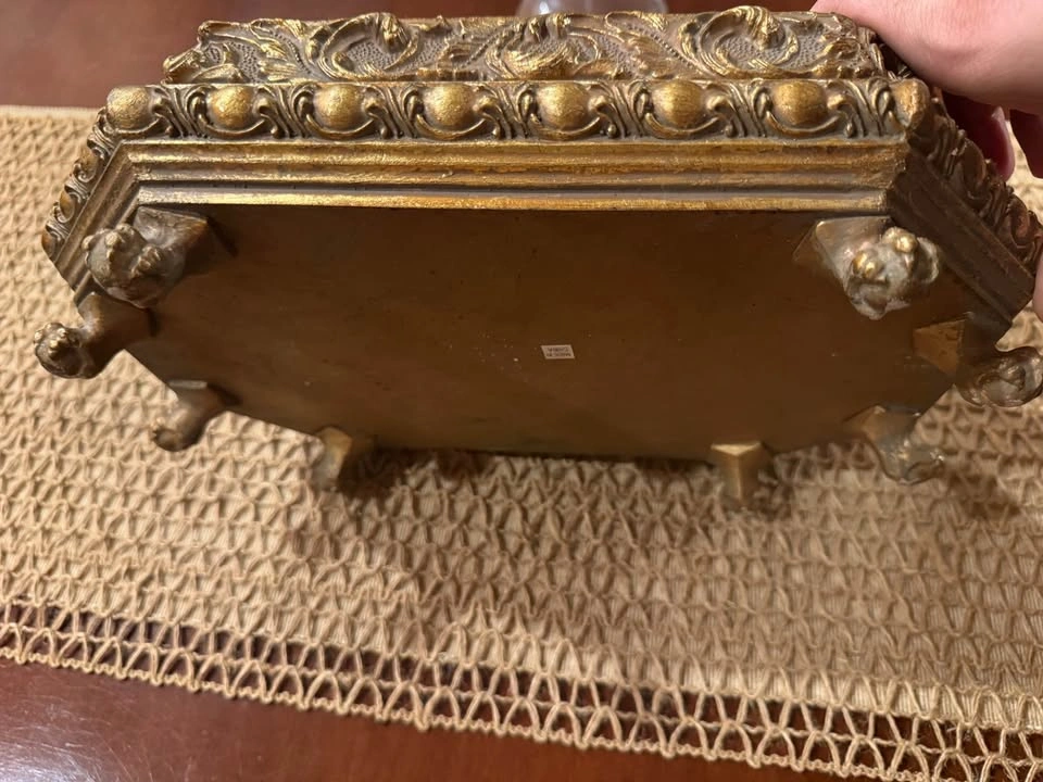 Ornate Gold Decorative Jewelry/Trinket Box - photo 4