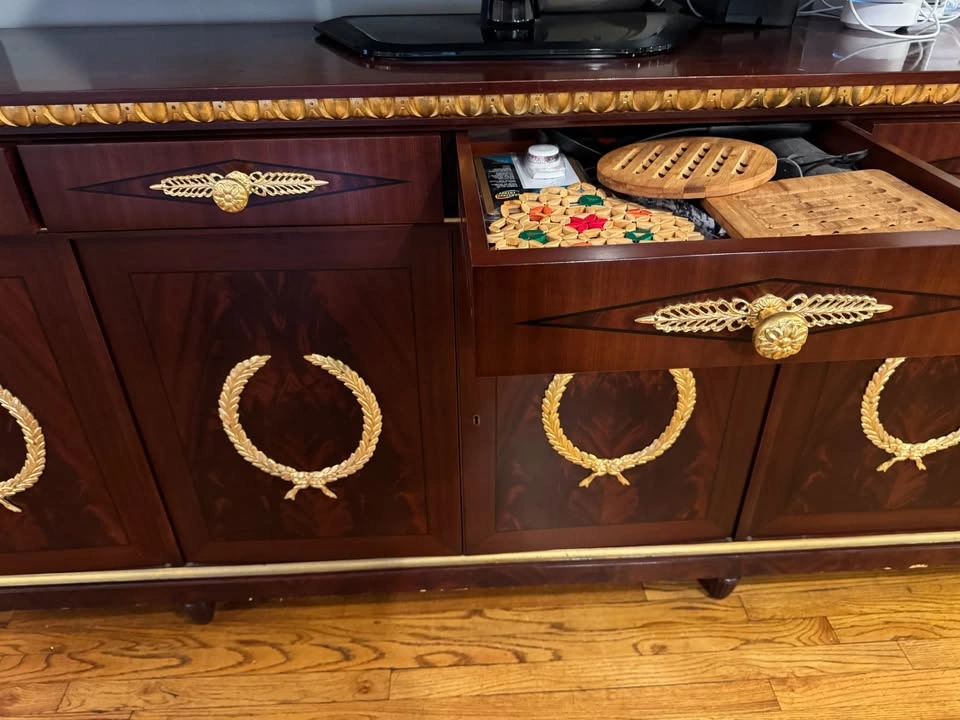 Colombo Italian Mahogany Sideboard Buffet Credenza - photo 2