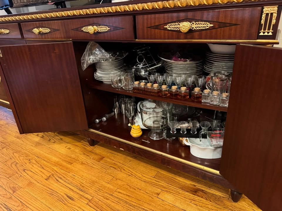 Colombo Italian Mahogany Sideboard Buffet Credenza - photo 3