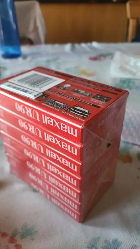 Maxell UR90 New Sealed Blank Cassette Tapes - Pack x7 - photo 2