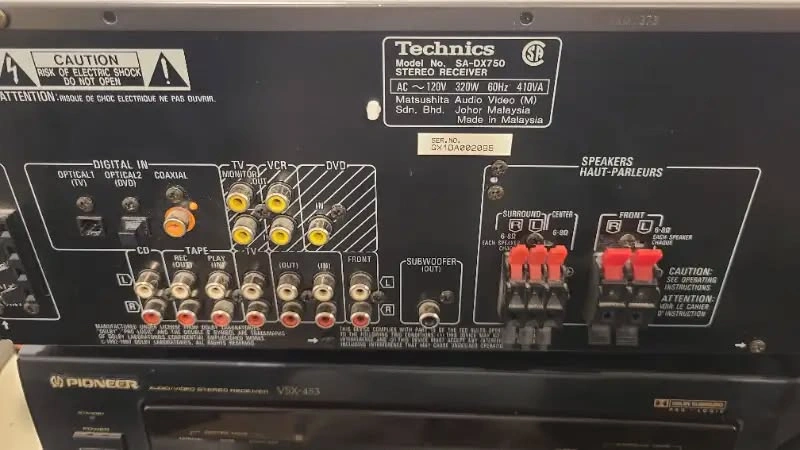 Technics AV Control Receiver SA-DX750 - photo 4