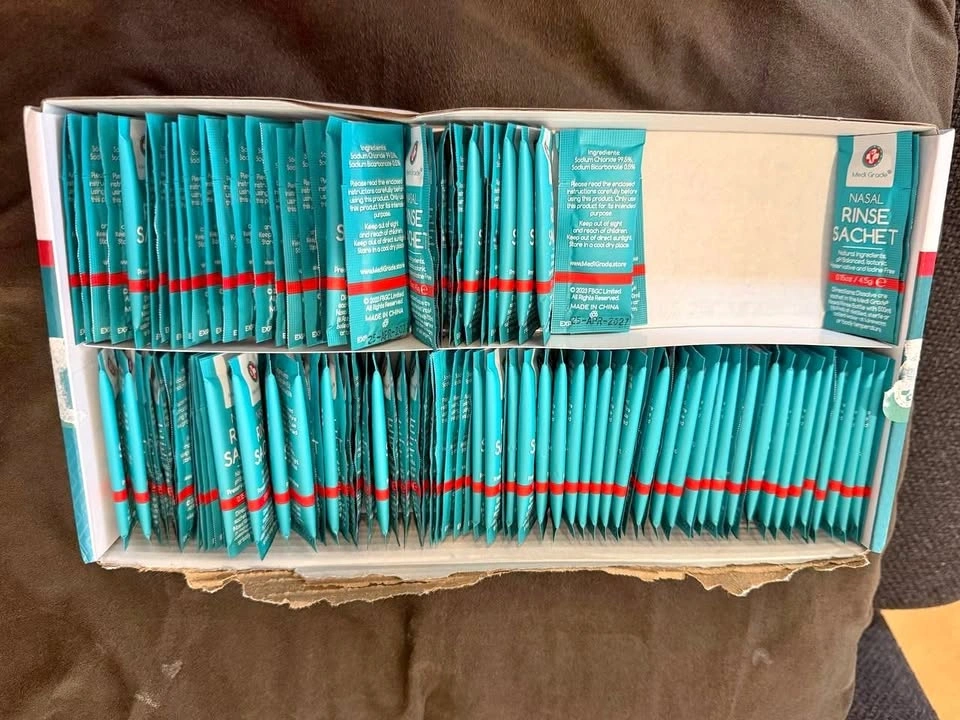 Medi Grade Saline Sinus Rinse Packets – Nasal Rinse