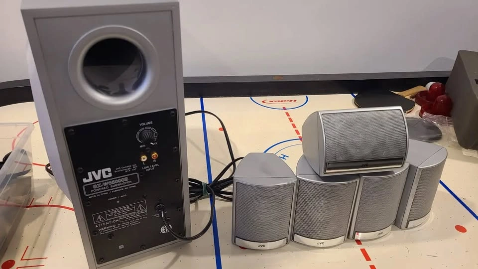JVC Powered Subwoofer SX-W65000S + 5 Satellite Speakers - photo 3