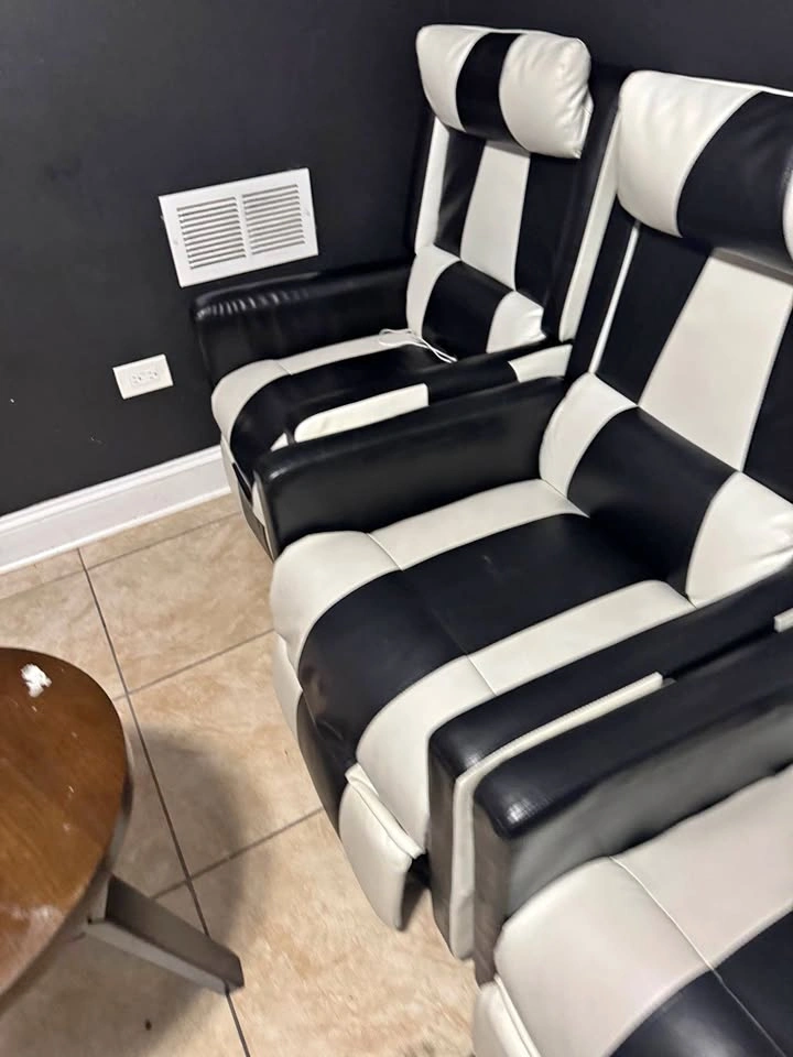 Set of 4 Movie Chairs - $250 OBO