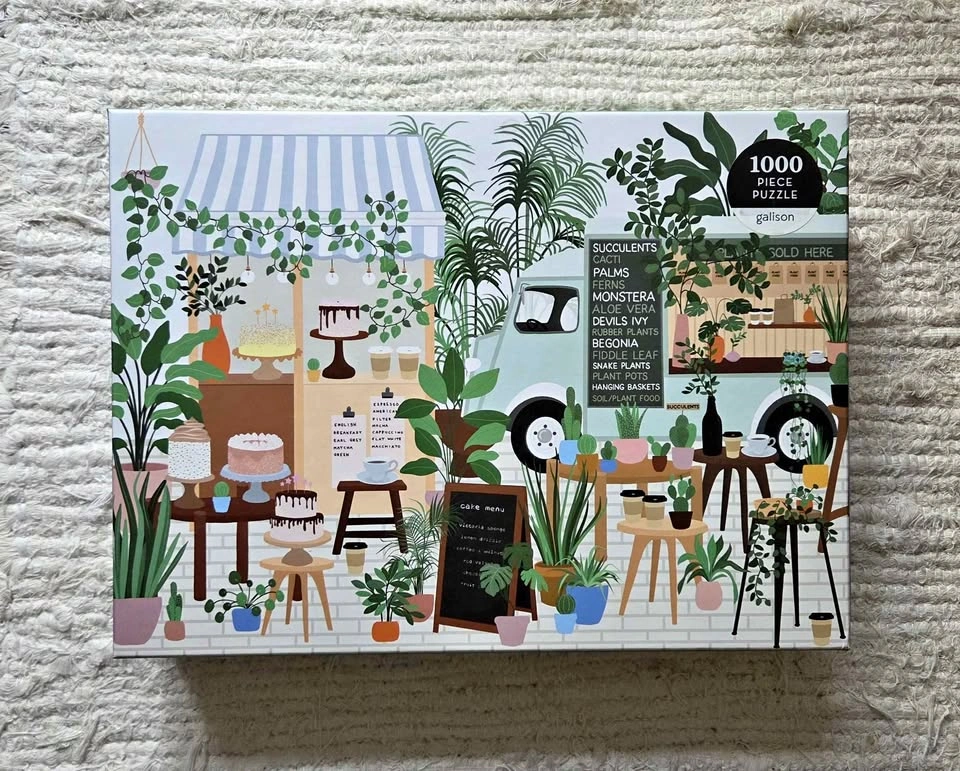 "Plant Cafe" Galison 1000 Piece Puzzle