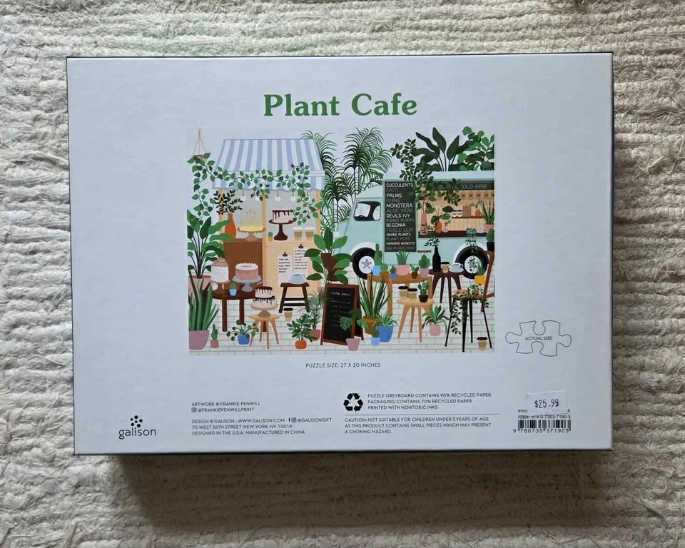 "Plant Cafe" Galison 1000 Piece Puzzle - photo 2