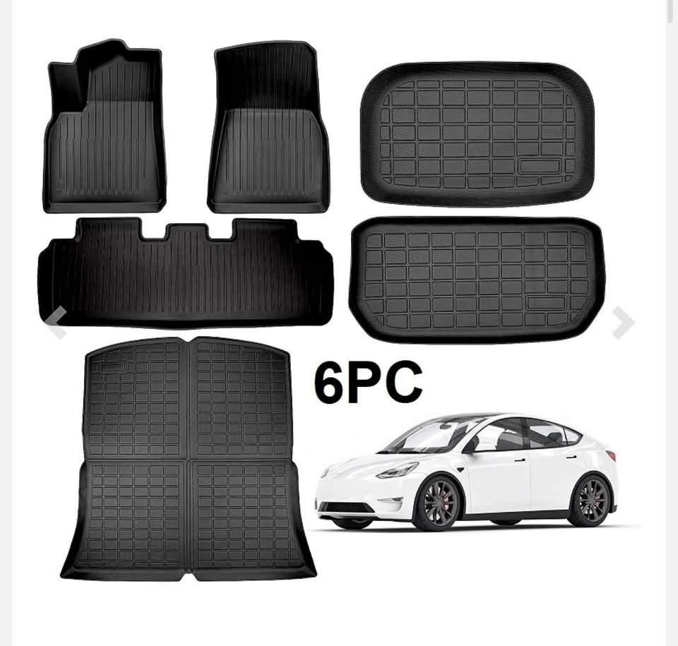 6PC Super Liner Floor Mats for Tesla Model Y (2021-2023)