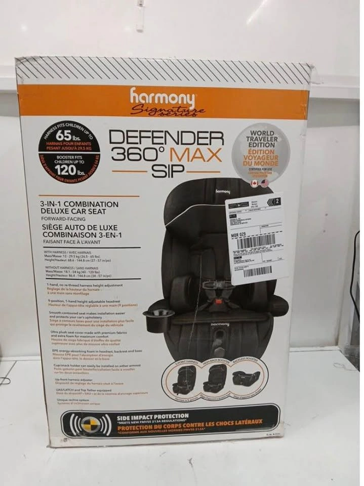 Brand New Harmony Defender 360° MAX SIP Car Seat - $180 - photo 2