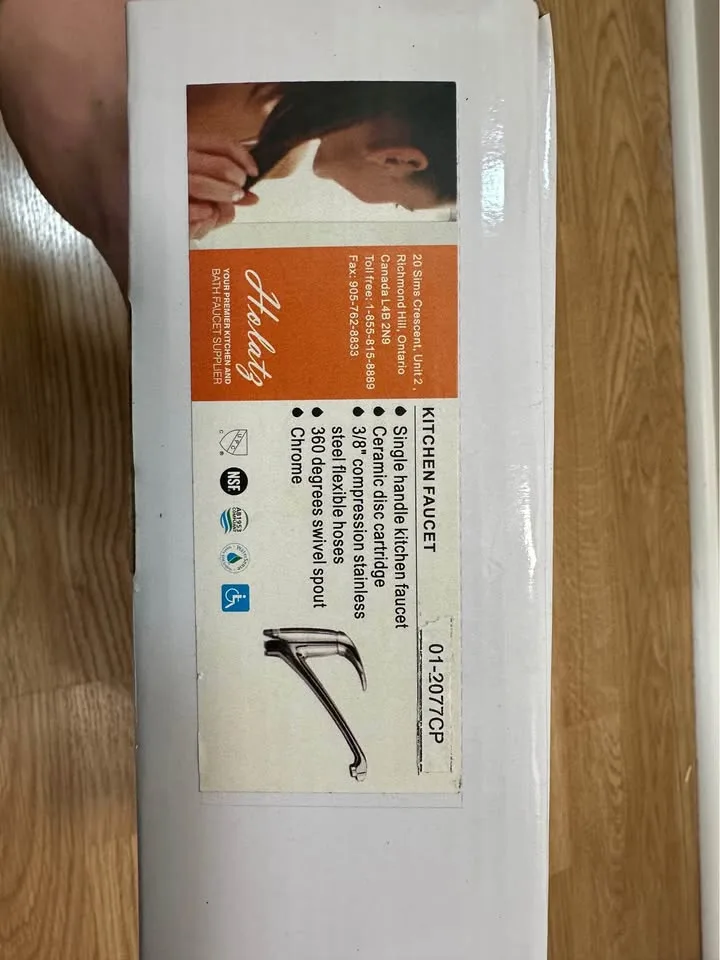 Brand New Chrome Kitchen Faucet image indicator(3)