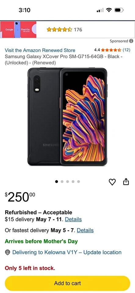 Samsung x cover pro