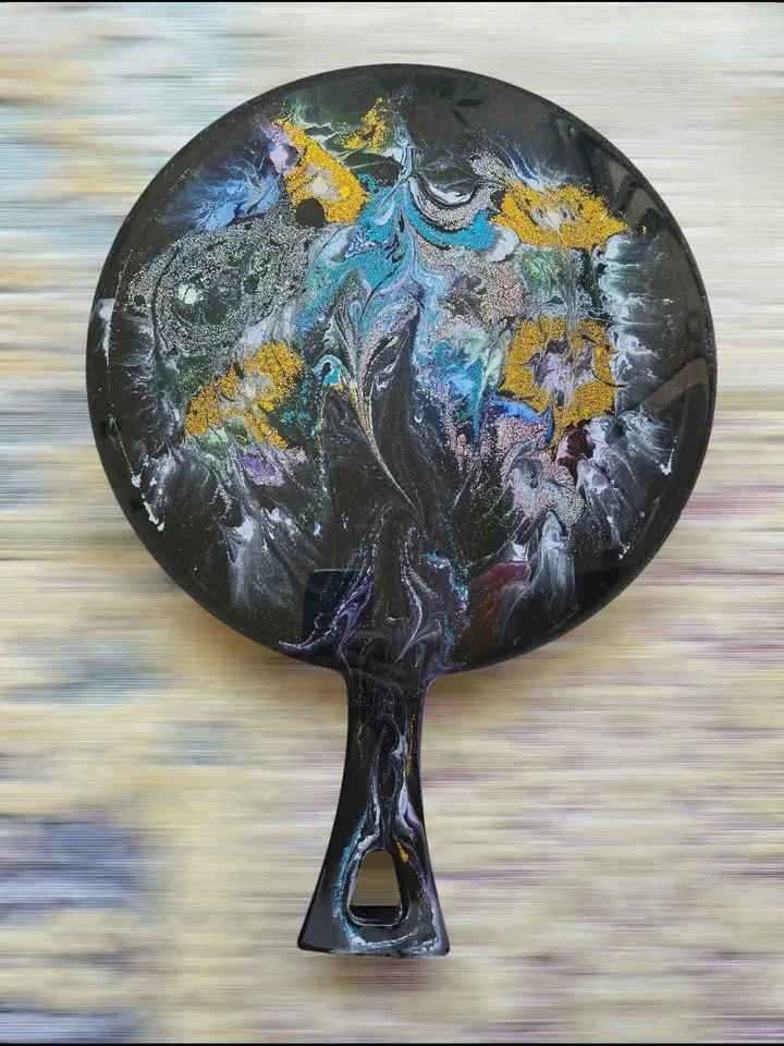 Epoxy Resin Charcuterie Board,Unique Hand Made Pieces image indicator(2)