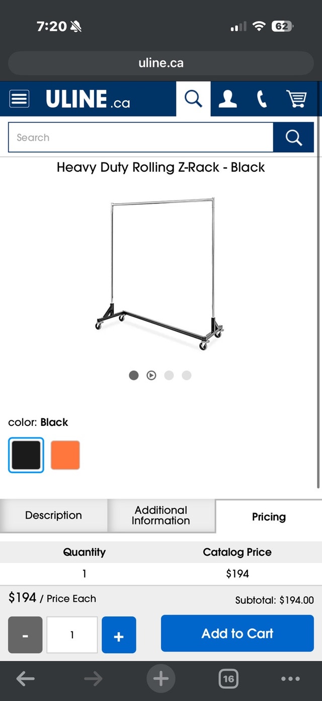 Uline Z-Rack