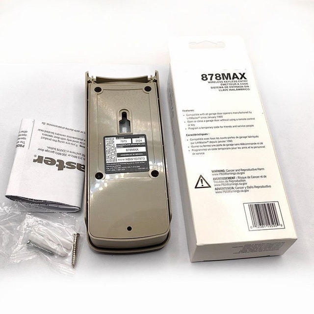 LiftMaster 878MAX Wireless Keypad - photo 3