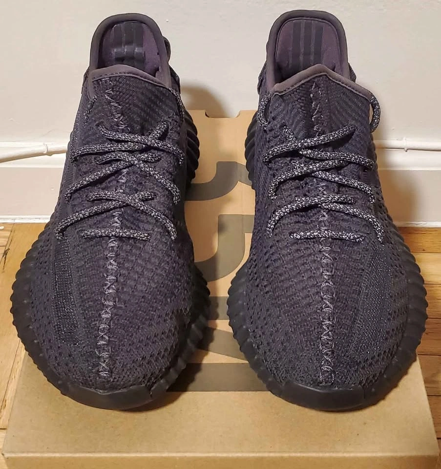 Yeezy 350 V2 'Black non-reflective' Size 8 Men - photo 3