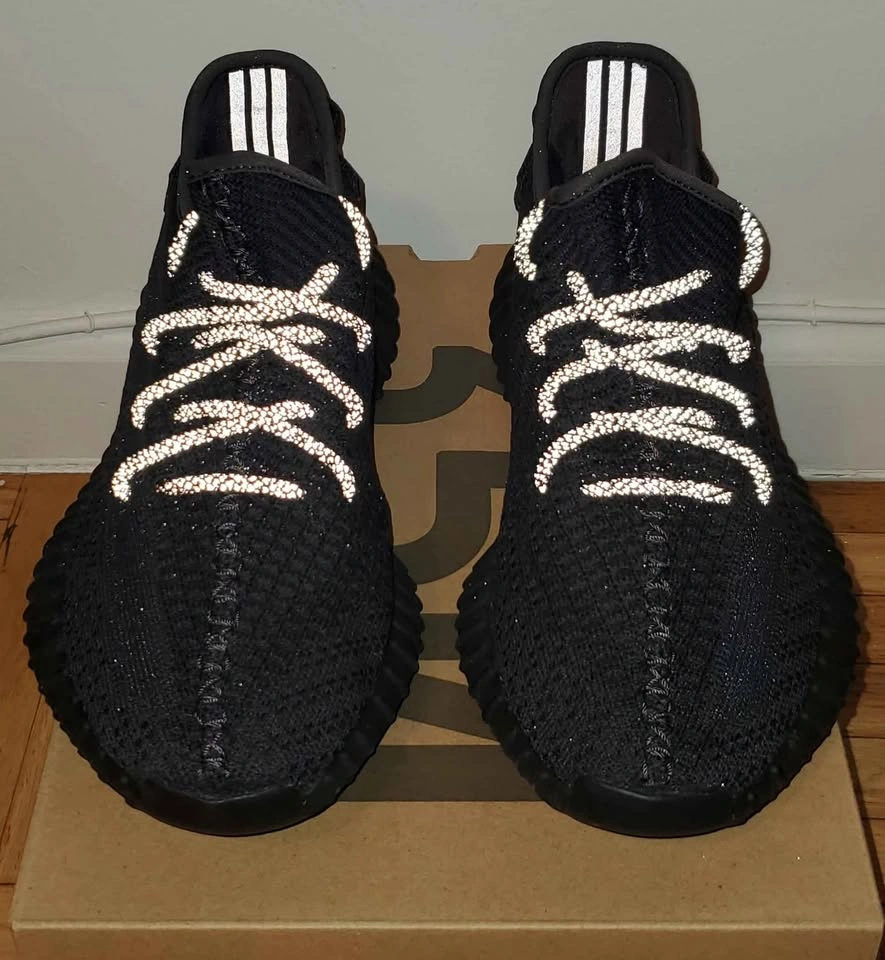 Yeezy 350 V2 'Black non-reflective' Size 8 Men - photo 4