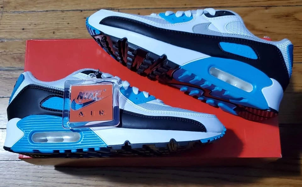 Air Max 90 Retro 'Laser Blue' 2020 Men's Size 8 - photo 2