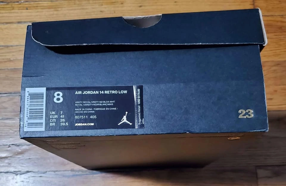 Air Jordan 14 Retro Low Laney 2015 Men's Size 8 - photo 5