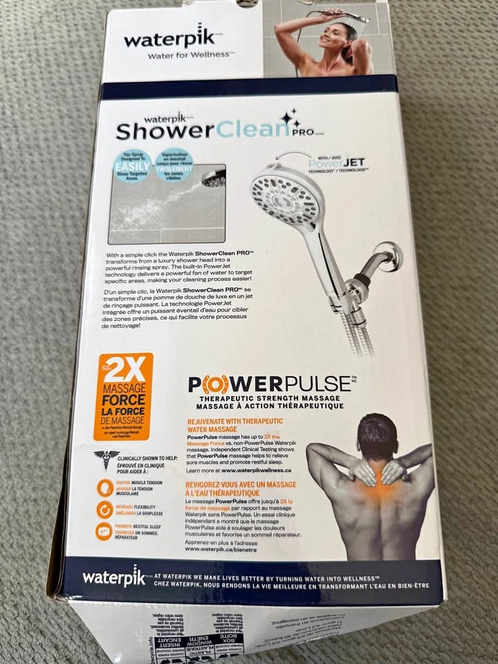 Two Waterpik Shower Heads