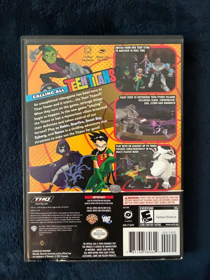 Teen Titans GameCube - Complete (CIB) - Tested - photo 4