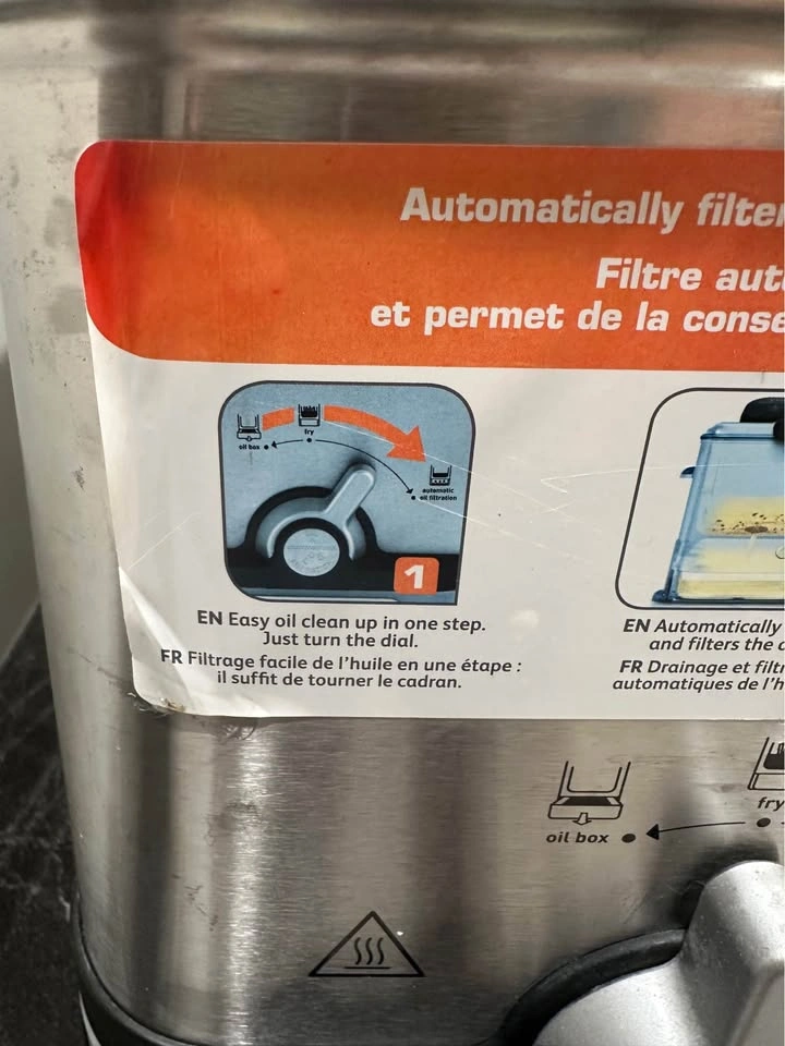T-Fal Automatic Filter Deep Fryer - photo 4