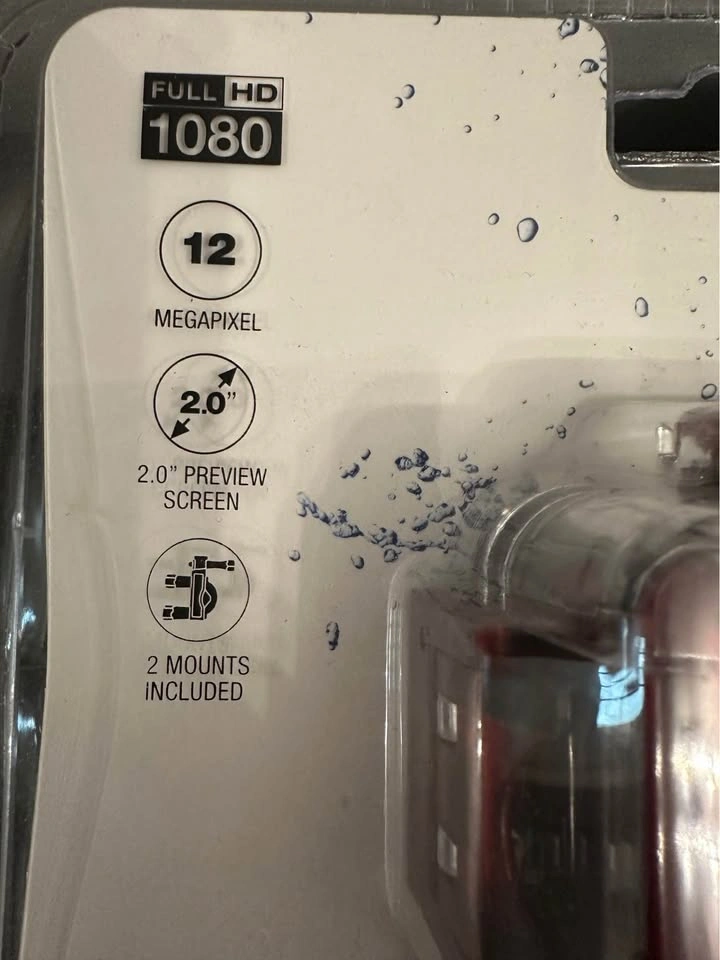 VIVITAR HD CAMERA WITH WATERPROOF CASE $60 GOPRO - photo 2