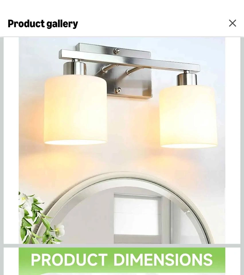 Brushed Nickel Vanity Light Fixtures - Modern Wall Sconces