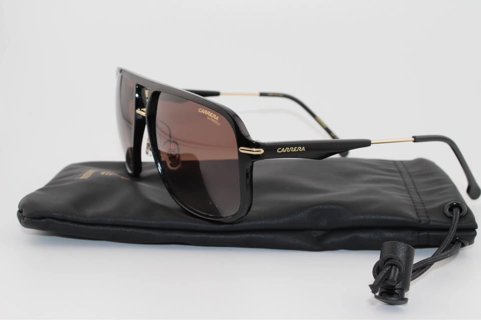 Carrera Men’s Sunglasses 296-S Black Gradient Brown Lens 60-15-1 - photo 2