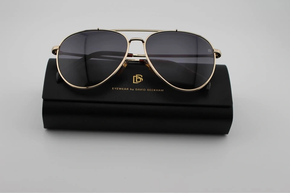 David Beckham Men’s Sunglasses Aviator DB 1102/F/S Gold - photo 2