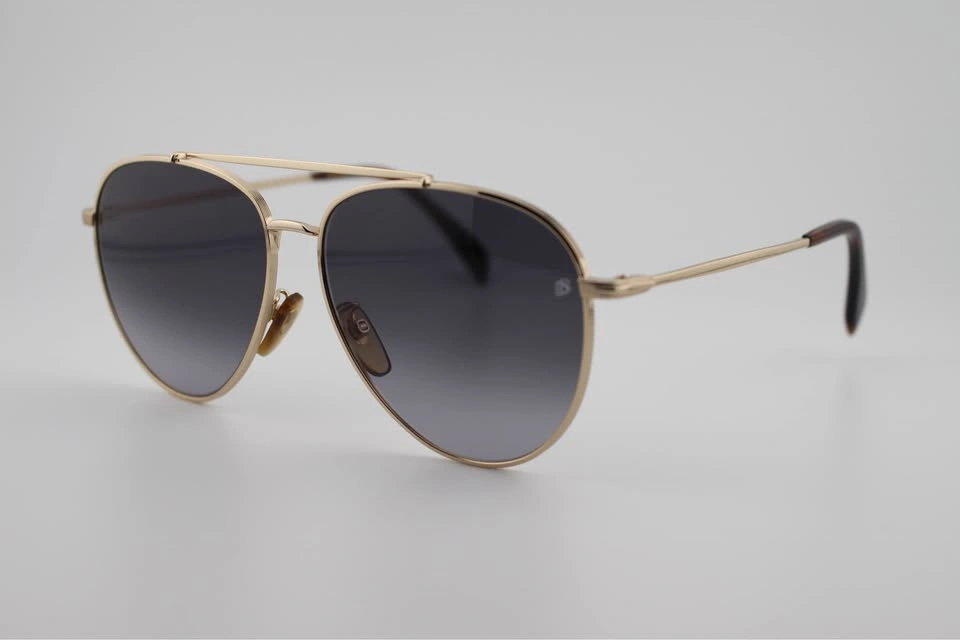 David Beckham Men’s Sunglasses Aviator DB 1102/F/S Gold - photo 3