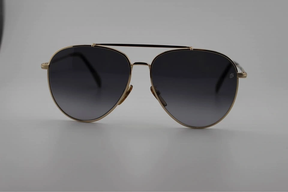 David Beckham Men’s Sunglasses Aviator DB 1102/F/S Gold - photo 4