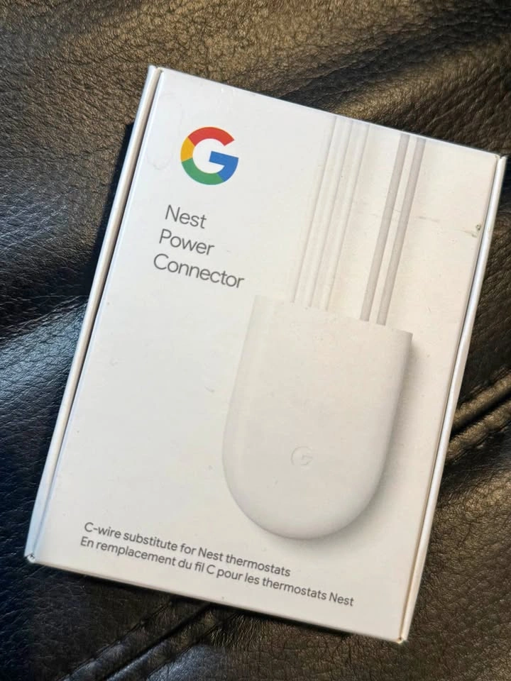 Google Nest Power Connector (C-wire substitute) – New, Unopened