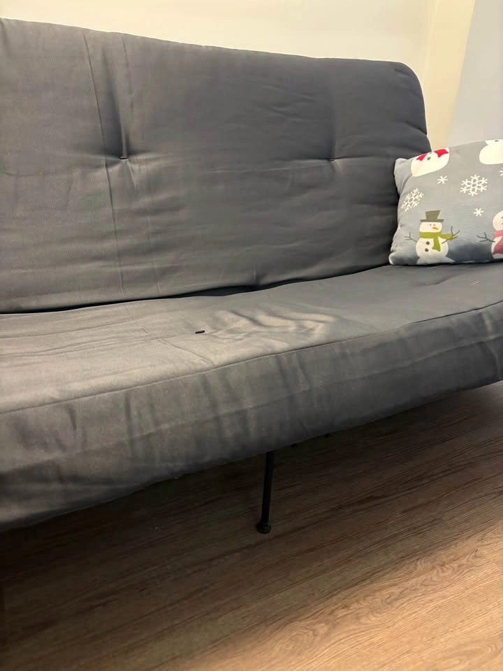Convertible Futon Sofa Bed — Dark Grey - photo 2