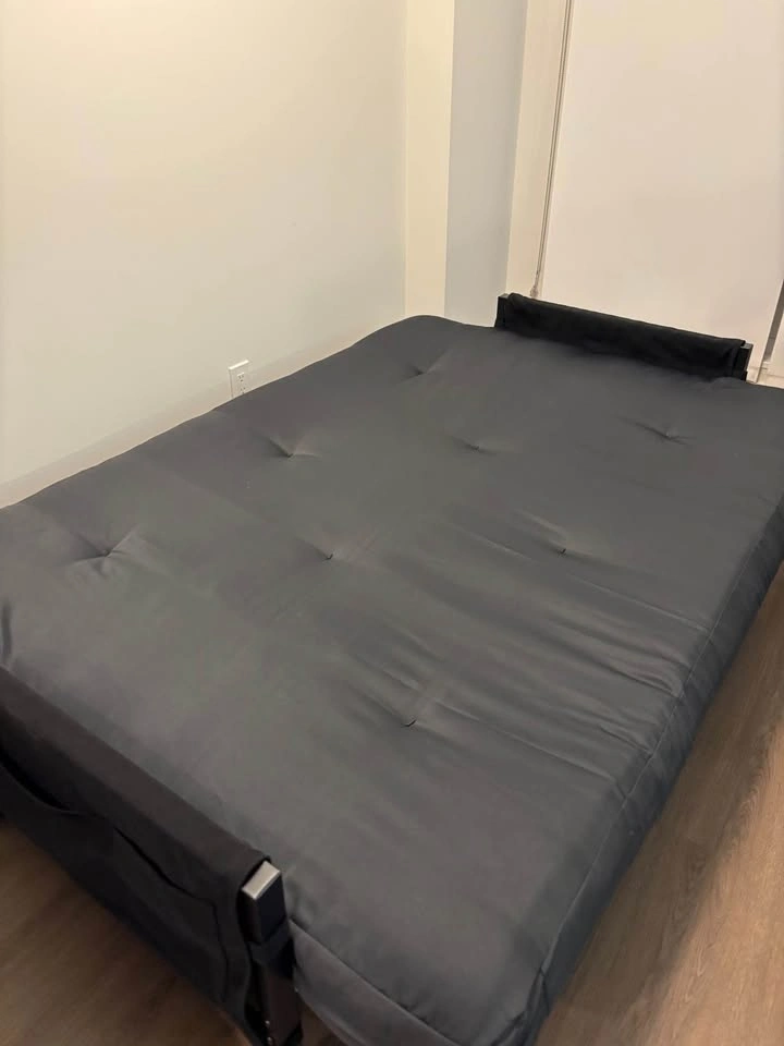 Convertible Futon Sofa Bed — Dark Grey - photo 4