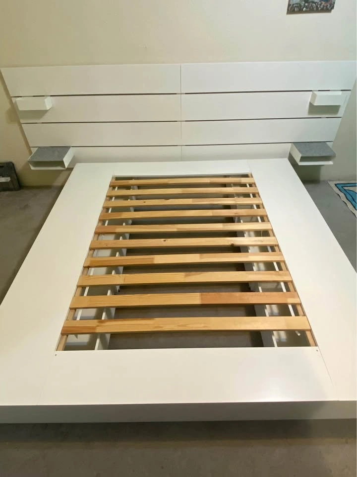 NORDLI queen bed with 6 hydraulic drawers and headboard - photo 2