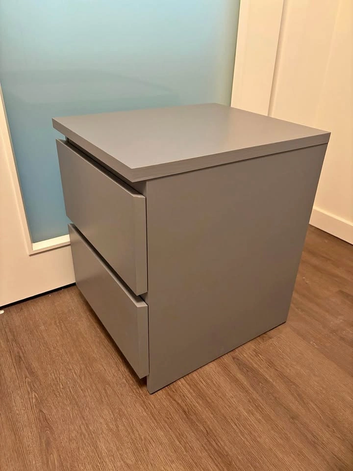 IKEA MALM 2-Drawer Chest (Gray)