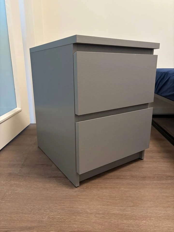 IKEA MALM 2-Drawer Chest (Gray) - photo 3