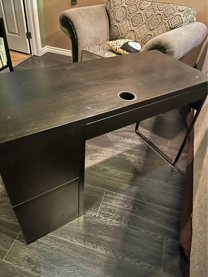 Desk with shelves - photo 2