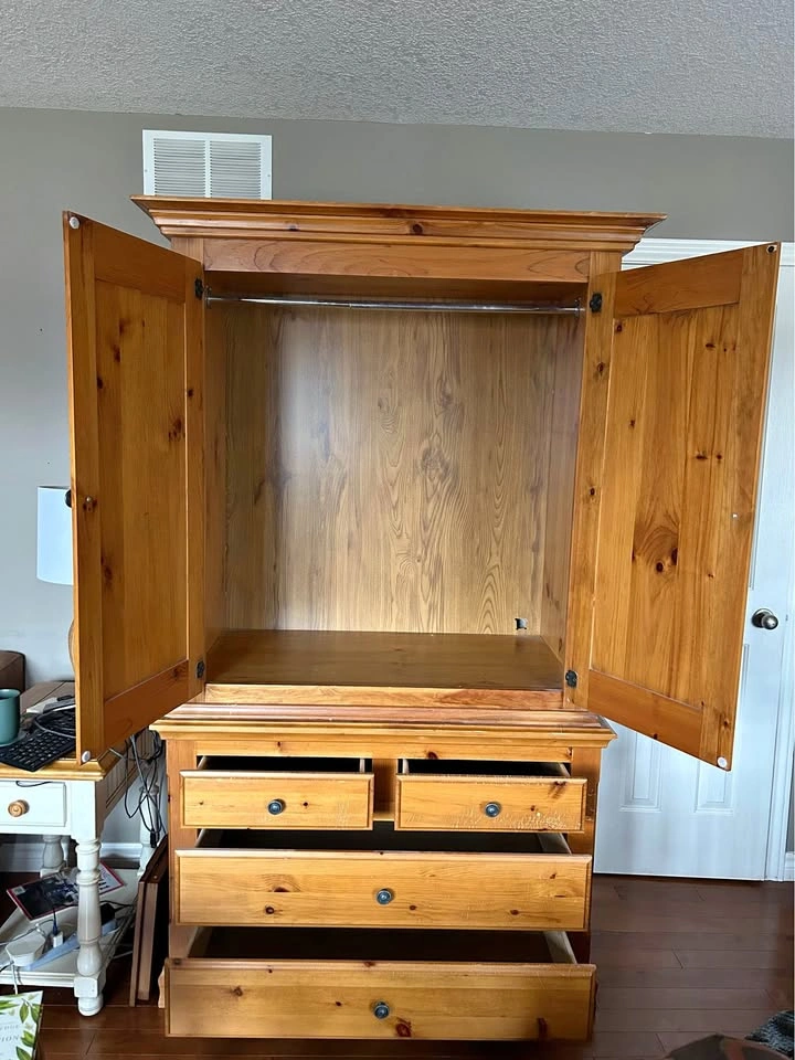 Solid Wood Armoire