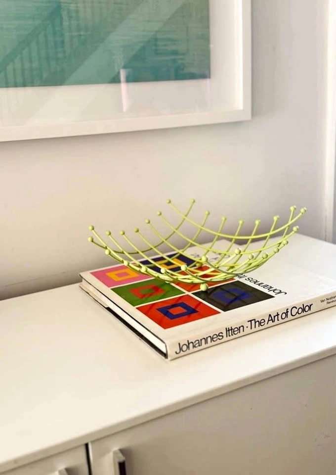 Vintage IKEA Postmodern Fruit Wire Basket (1990s)