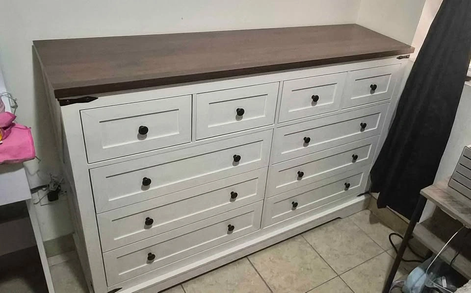 Brand New Farmhouse-Style Dresser (Assembled Today) - photo 2