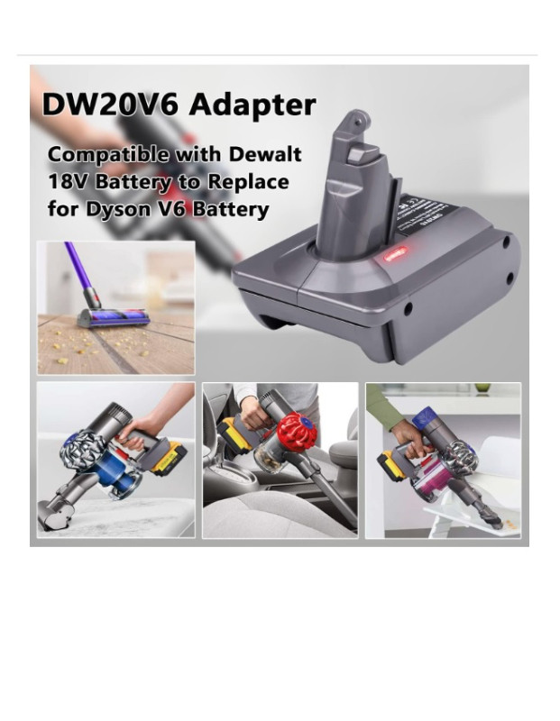 Dyson V6 Battery Adapter/ Converter - photo 2